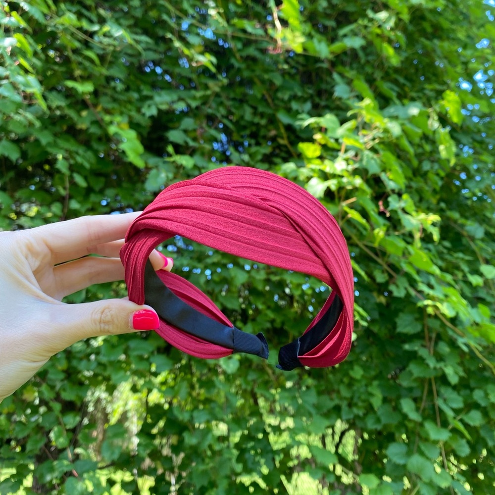 🍷Burgundy Wrap Valentine’s Day Headband🍷 - Picture 1 of 2